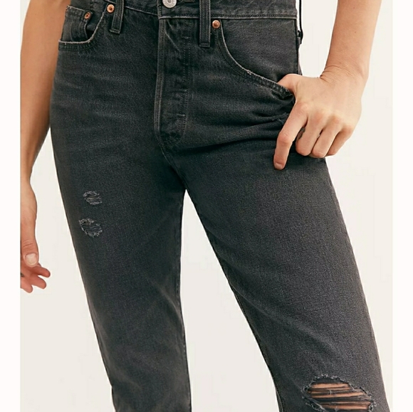 Women's Levi's 501 Skinny distressed - Picture 3 of 11